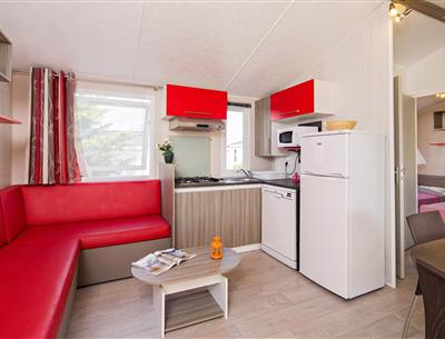 Mobil-home 3 chambres 2 salles d'eau au camping 4 étoiles La Pomme de Pin à Saint Hilaire de Riez en Vendée