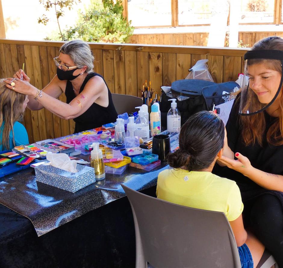 maquillage des enfants  - Camping Saint Hilaire de Riez