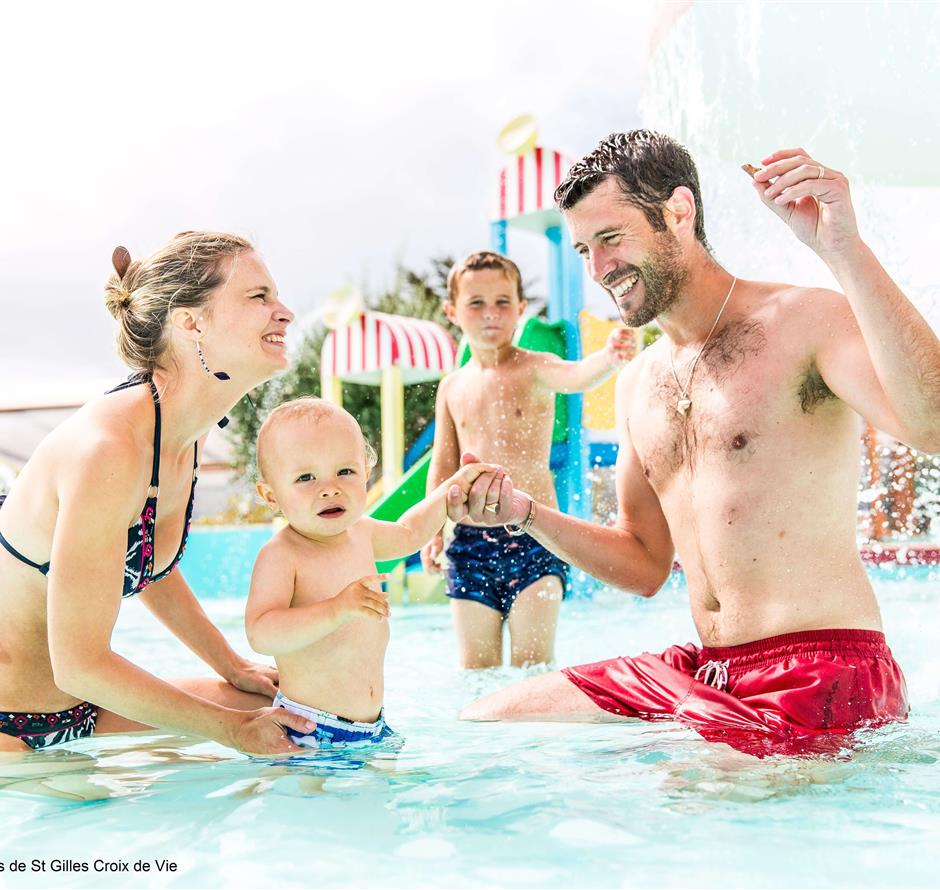 Vacances camping en Vendée avec espace aquatique - Camping Saint Hilaire de Riez