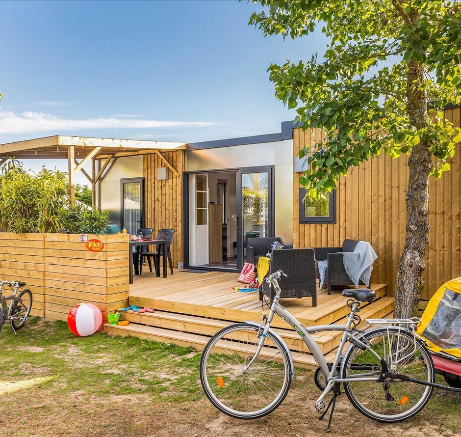 Cottage 4 personnes  luxe camping la pomme de pin en Vendée - Camping Saint Hilaire de Riez