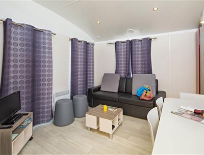 Mobil-home **** 4 pers 2 ch au camping 4 étoiles La Pomme de Pin à Saint Hilaire de Riez en Vendée