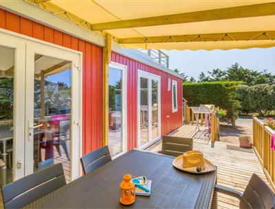 Mobil-home **** 4 pers 2 ch au camping 4 étoiles La Pomme de Pin à Saint Hilaire de Riez en Vendée