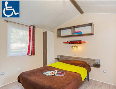 Mobil-home 4/5 personnes accessible aux personnes à mobilité réduite en Vendée à Saint Hilaire de Riez