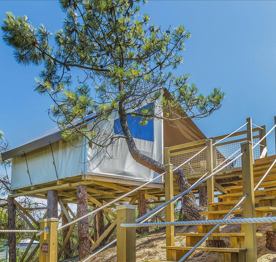 Location tente Lodge au Camping la pomme de pin à St Hilaire de riez en Vendée - Camping Saint Hilaire de Riez