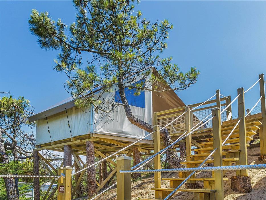 Location tente Lodge au Camping la pomme de pin à St Hilaire de riez en Vendée - Camping Saint Hilaire de Riez
