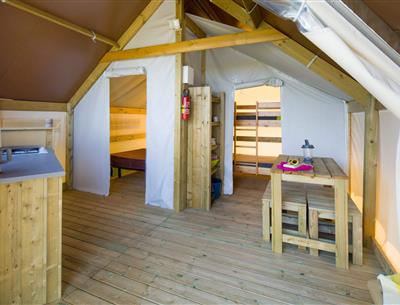 Location tente Lodge au Camping la pomme de pin à St Hilaire de riez en Vendée