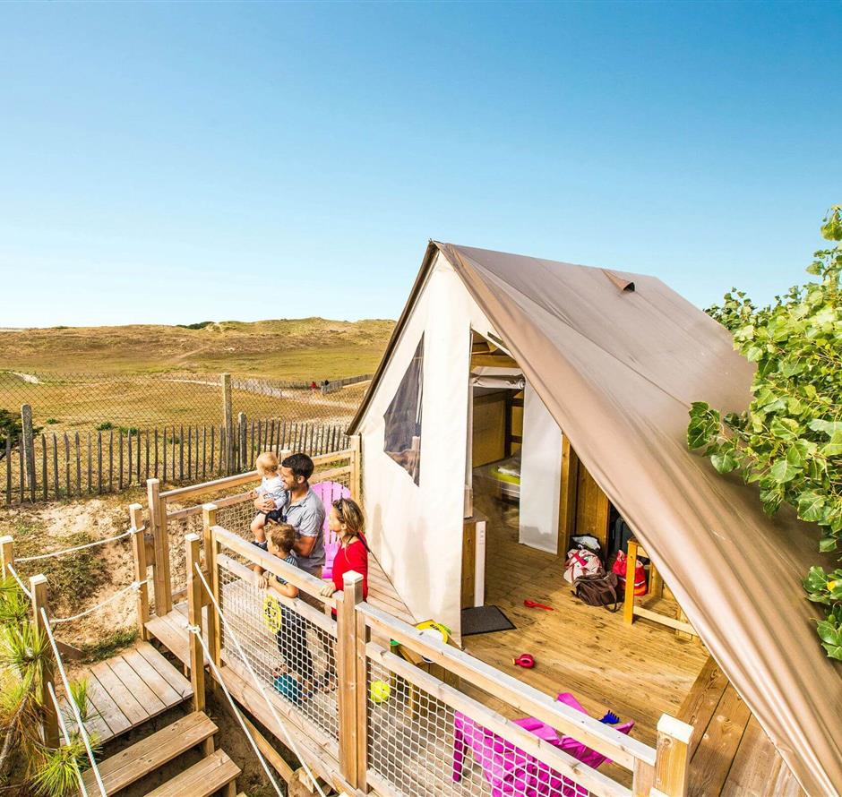 Location tente Lodge au Camping la pomme de pin à St Hilaire de riez en Vendée - Camping Saint Hilaire de Riez