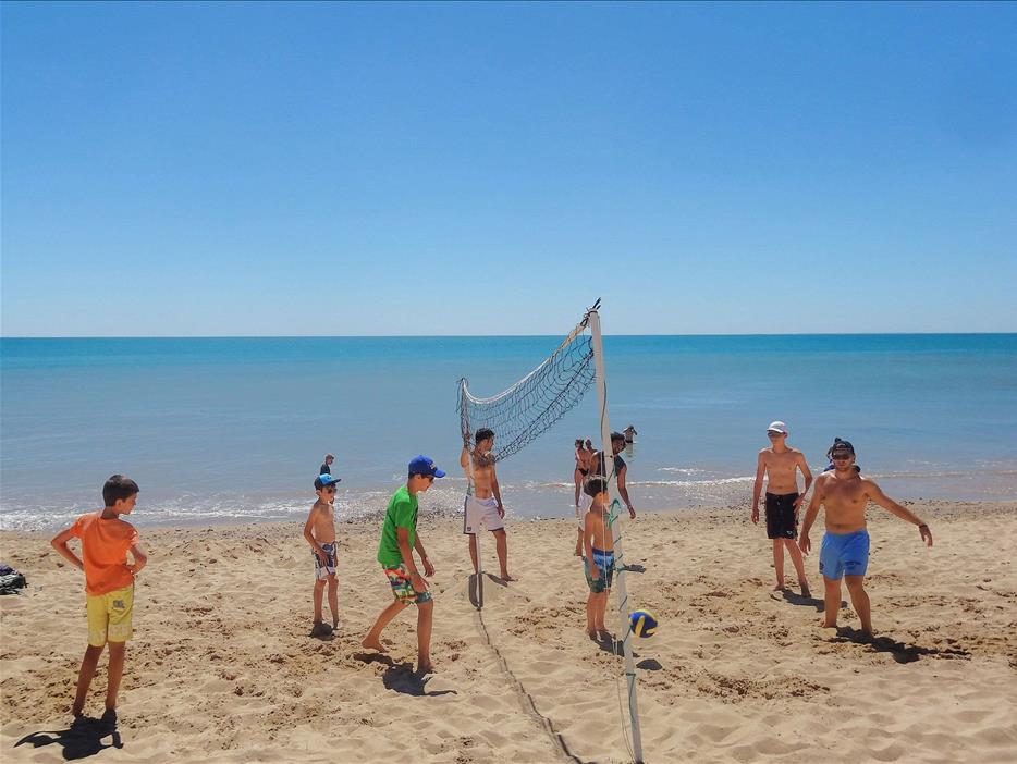 match de beach volley à Saint Hilaire de Riez  - Camping Saint Hilaire de Riez