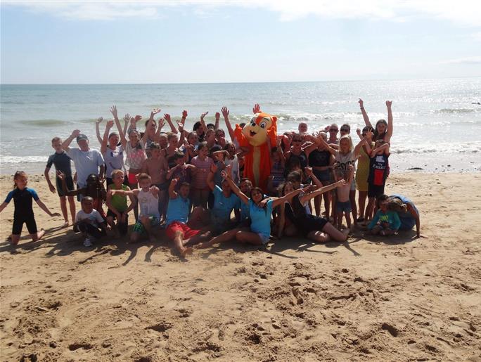club ado à la plage de st hilaire de riez 