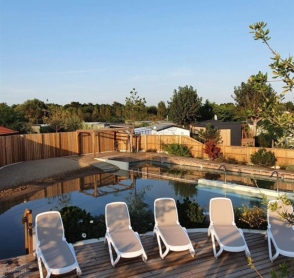 espace détente avec solarium à st hilaire de riez  - Camping Saint Hilaire de Riez