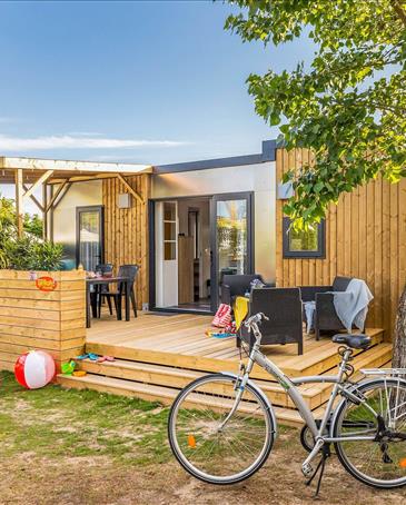 st hilaire mobil-home 2 chambres bord de mer - Camping Saint Hilaire de Riez