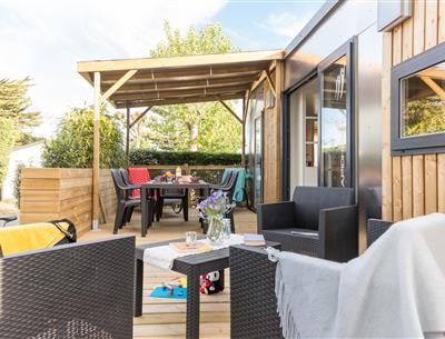 Cottage 4 personnes  luxe camping la pomme de pin en Vendée