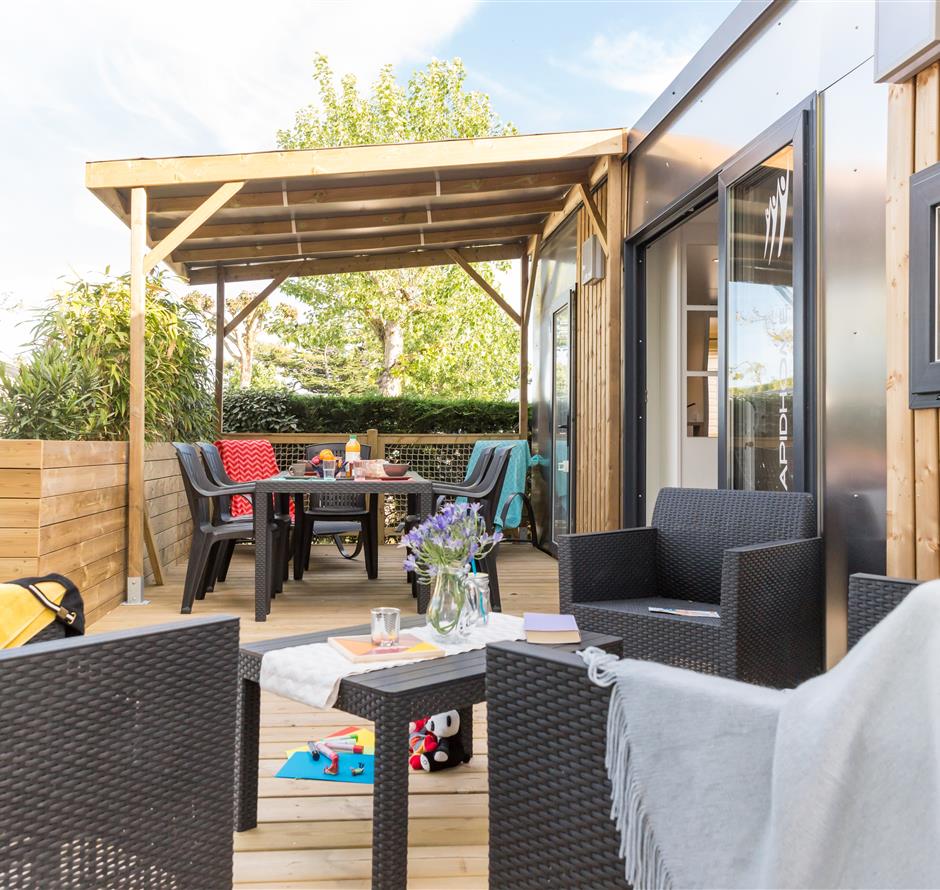 Cottage 4 personnes  luxe camping la pomme de pin en Vendée - Camping Saint Hilaire de Riez