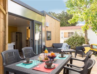 Cottage 4 personnes  luxe camping la pomme de pin en Vendée