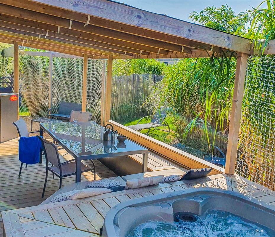 Mobil-home avec spa en bord de mer - Camping Saint Hilaire de Riez