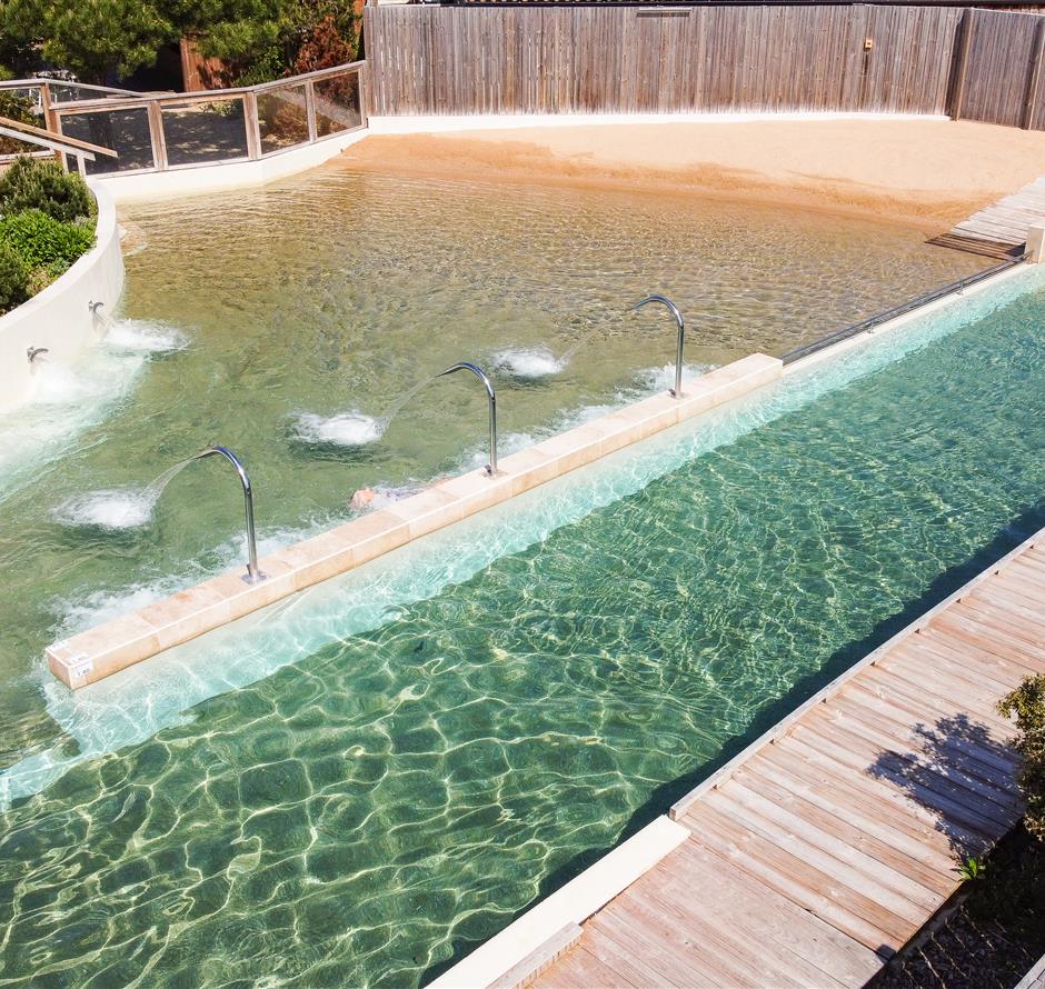 Lagon avec espace balnéo Camping en Vendée - Camping Saint Hilaire de Riez