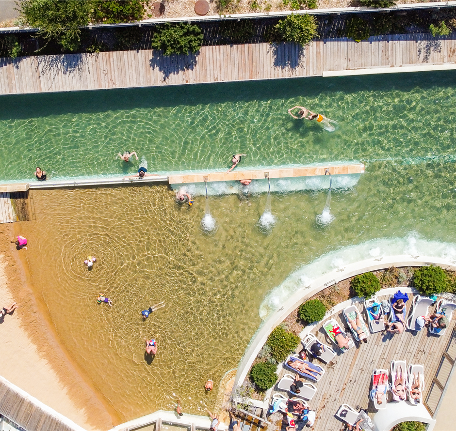 Camping avec lagon en sable et couloir de nage st hilaire de riez - Camping Saint Hilaire de Riez