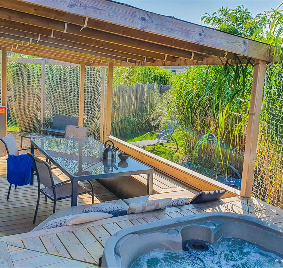 Cottage Premium avec spa privatif pour 5 pers en Vendée - Camping Saint Hilaire de Riez