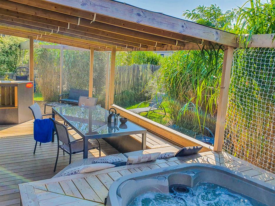 Cottage Premium avec spa privatif pour 5 pers en Vendée - Camping Saint Hilaire de Riez