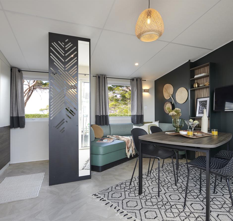 cottage 4 personnes 2 chambres et 2 salles de bain - Camping Saint Hilaire de Riez