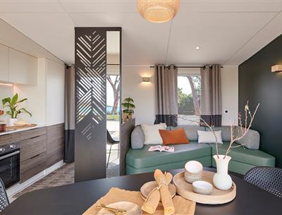 Mobil-home 6 personnes camping en Vendée à St Hilaire de Riez 