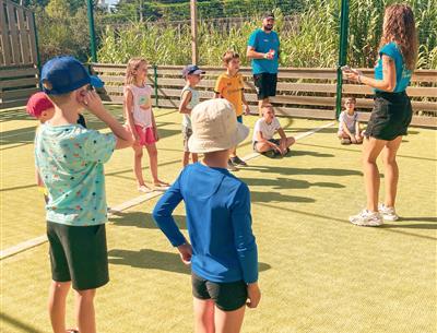 Animation sportive au mini club 