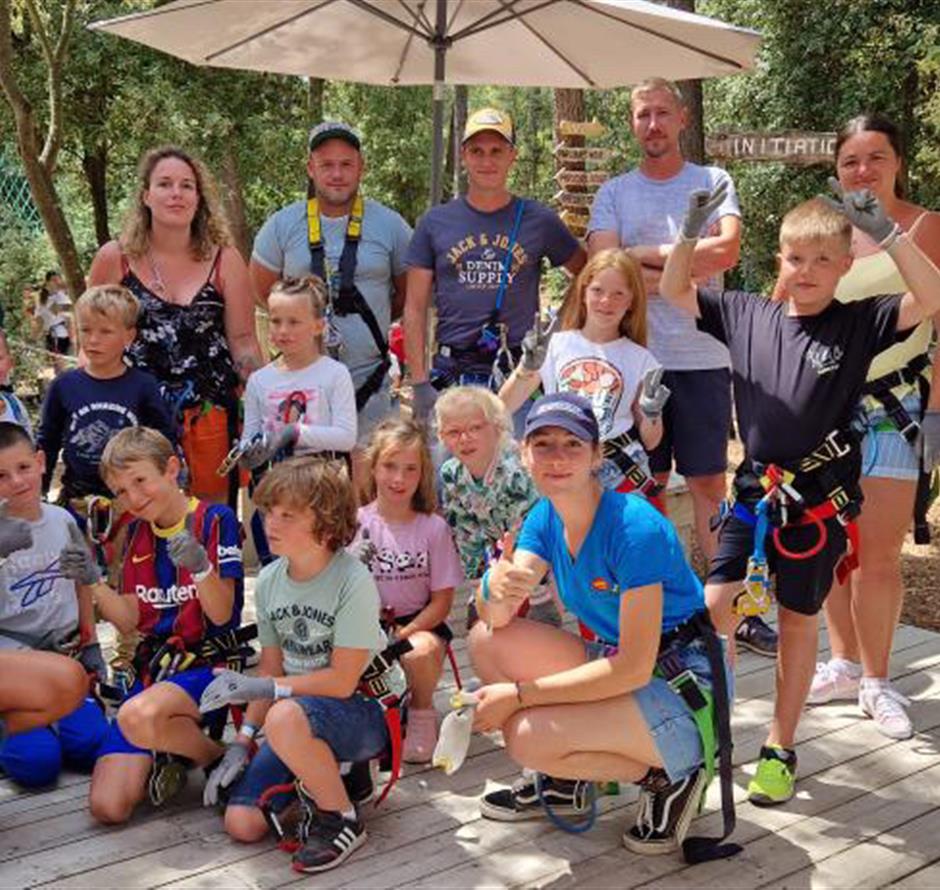 Sortie accrobranche Yelloh!village  - Camping Saint Hilaire de Riez